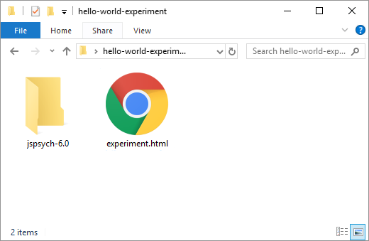 Hello-world folder